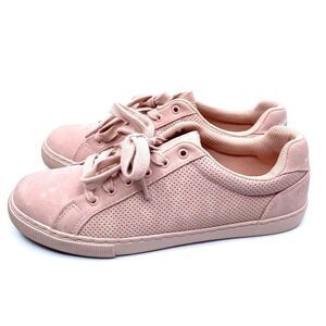 Nautica Mineral Pink Suede Sneakers - size 9.5